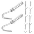 thumbnail image 5 of NICEXMAS 10Pcs Heavy Duty Metal Screw Expansion Hooks Easy Install Concrete Wall Hooks for Hanging, 5 of 8