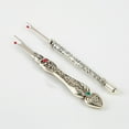 thumbnail image 4 of YAOMOBB Vintage Seam Ripping Tool Vintage Carved Handle Seam Thread Remover 1/2Pcs Stitch Unpicker Rust Proof Ripping Tool Handy Crafting Removing Threads Tools, 4 of 6