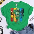 thumbnail image 4 of Camiseta de manga corta con estampado de animales mágicos para mujer, Camisetas estampadas de Hogwarts, ropa informal de verano, 4 of 5