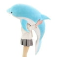 thumbnail image 3 of Dolphin Plush Toy Plush Doll Sleeping Pillow for Bedroom Living Room Decoration , Blue 50cm, 3 of 8