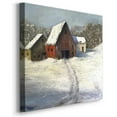 thumbnail image 3 of Winter Homestead I- Gallery Wrapped Canvas, 3 of 9