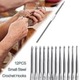 thumbnail image 4 of 59pcs Ergonomic Crochet Hook Set 5 Rolls Yarn Knitting Needles Kit For Starters, 4 of 4