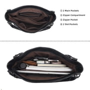 KL928 Large Purses for Women PU Leather Handbags Crossbody Hobo Tote Bags