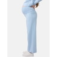 thumbnail image 2 of Ingrid & Isabel For Every Belly Women's Maternity Wide Leg Knit Pants, Sizes S-XXL, 2 of 8