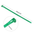 thumbnail image 3 of 18 Inch x 0.3 Inch Green Adjustable Nylon Ties Wraps Reusable Cable Ties 40 Pack, 3 of 5