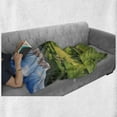 thumbnail image 6 of Nature Soft Flannel Fleece Throw Blanket, Alps in the Spring Season with Fresh Grass Sky Majestic Mountains Image, Cozy Plush for Indoor and Outdoor Use, 70" x 90", Green Blue, by Ambesonne, 6 of 6