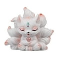 thumbnail image 2 of Nine Tailed Fox Desktop Ornaments, Car Ornaments and Decoration, Cute Little Doll for Car Interior or New Home, Anime Inspired Figurine, 2 of 5