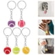 thumbnail image 3 of GOOHOCHY 10 Uds Mini llavero de pelota de tenis colgante llavero de pelota deportiva para mochila lindo llavero decorativo encanto para amantes del tenis adorno de llavero portátil, 3 of 7