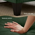 thumbnail image 5 of 111" Sectional Couch for Living Room, 4 Seater U-Shaped Sofa Couches with Double Chaise Polyester Fibre, Green, 5 of 7