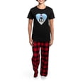 thumbnail image 4 of CafePress - Loving Penguins Women's Dark Pajamas - Women's Short Sleeve Print T-Shirt and Pants Dark Cotton Pajama Set, 4 of 7