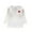 White, variant on XBASW Toddler Baby Girls Long Sleeve T-Shirt Solid Wooden Ear Edge Tees Pullover Tops for Spring Fall 9-48M