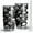 Halloween Skull Crossbones, variant on 20oz Tumblers Halloween Pumpkins Skulls Bats and Eyeballs Stainless Steel Vacuum Insulated Double Wall Travel Tumbler Cups Mug with Lid and Straw,Cleaning Brush for Cold & Hot Drinks