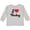 AC-Heather Grey, variant on Inktastic I Love Hockey Girls Long Sleeve Toddler T-Shirt