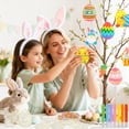 thumbnail image 6 of Easter Window Art Craft, 342pcs Easter Glue Painting Set Easter Paint Sun Catchers Easter Window Painting Craft for Easter Party Decorations Easter Day Decorations Ornament Painting Activities, 6 of 8