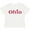 AA-White, variant on Ohio in Red Text with Heart Boys or Girls Toddler T-Shirt