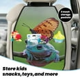 thumbnail image 4 of Goofa Butterfly Landing On Head Dumpy Frog Pattern Car Back Seat Protector for Kids (2 Pack) ,Anti-kick Storage Mat for Car Seats,Shields from Footprints, 4 of 6