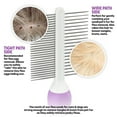 Poodle Pet Stainless Steel DoubleSided Dog & Cat Grooming Comb