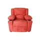 thumbnail image 1 of Reclinable Sheraton, Suede Marrón, Tu Espacio Muebles. Tu Espacio Muebles Sillón Reclinable de Impulso Sheraton, 1 of 3