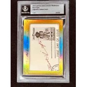 Bob Bobby Knight 2014 Leaf Masterpiece Cut Signature card 1/1 JSA Indiana