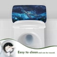 thumbnail image 4 of Renewold Sea Turtle Flower Print Toilet Tank Lid Cover, Decorative Toilet Top Cover with Starry Sky Ocean Printed, Universal Toilets Tank Dust-proof Covers, Blue, 4 of 6