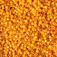 thumbnail image 2 of Miyuki Delica Seed Beads – Size 11/0 (1.6 mm), DB2104, Duracoat Opaque Kumquat, 7.2 g, Approx. 1440 Beads, 2 of 7