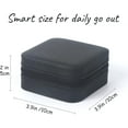 thumbnail image 3 of LAICAIW Travel Jewelry Case Small Jewelry Box Jewelry Organizer Storage Case Portable PU Leather Mini Jewelry Travel Case for Girls Womens Earring, Necklace, Rings,Bracelets, 3 of 7