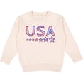 thumbnail image 2 of Inktastic Fourth of July USA Red, White, and Blue Toddler Sweatshirt, 2 of 4