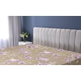 thumbnail image 5 of Ambesonne Flowers Vintage Fitted Sheet, Cottagecore Floral, California King, Lavender Warm Taupe, 5 of 5