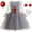 Gray, variant on Kid Scary Clown White killer Costume Halloween Cosplay Dress