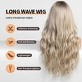 thumbnail image 6 of Hair Tracks Women'S Change Long Curly Hair Fiber Headgear Water Shape Full of Personality Long Water Wavy Wig Trippy Hair Bundles Weiweigg C, 6 of 6