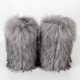 thumbnail image 4 of Botas de nieve OAVQHLG3B para mujer, botas de nieve de imitación de animales de color a la moda para mujer, además de botas de nieve de piel de cachemira., 4 of 7
