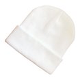 thumbnail image 1 of Guardurnaity Gorros, gorros con puños, gorros Uisex de punto, Skullies, gorro sin borde, accesorios de disfraces para esquiar en invierno y correr Sombreros blanco, 1 of 6