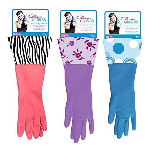 Glam Gloves Latex Dishwashing Gloves