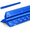 blue, variant on POITVD  12 Inch Architectural Scale Ruler, Black Aluminum Triangular Architect Ruler with Laser-Etched Markings, 3-Sided Drafting Scale for Architects, Engineers, Draftsmen and Students