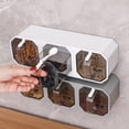 thumbnail image 4 of Reheyre Leakproof Wall-Mounted Seasoning Boxes Set - Space-Saving, Transparent, Dustproof - Kitchen Organizers, 4 of 8