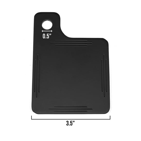 Black Universal Custom Motorcycle Inspection Tag Sticker Plate License Plate Tag Sticker Bracket Mount Compatible with Cruisers Metric Military Vehicles Harley Davidson Motorcycles Custom Application
