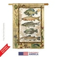 thumbnail image 2 of Breeze Decor BD-OU-H-109056-IP-BO-D-US18-SB 28 x 40 in. Fishing Adventures Nature Outdoor Impressions Decorative Vertical Double Sided House Flag, 2 of 4