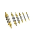 thumbnail image 1 of 6 Pcs Perceuse Centre en Acier Ensemble de Bits de Forage Central pour Évier de Comptoir Tranchant Durable, 1 of 7