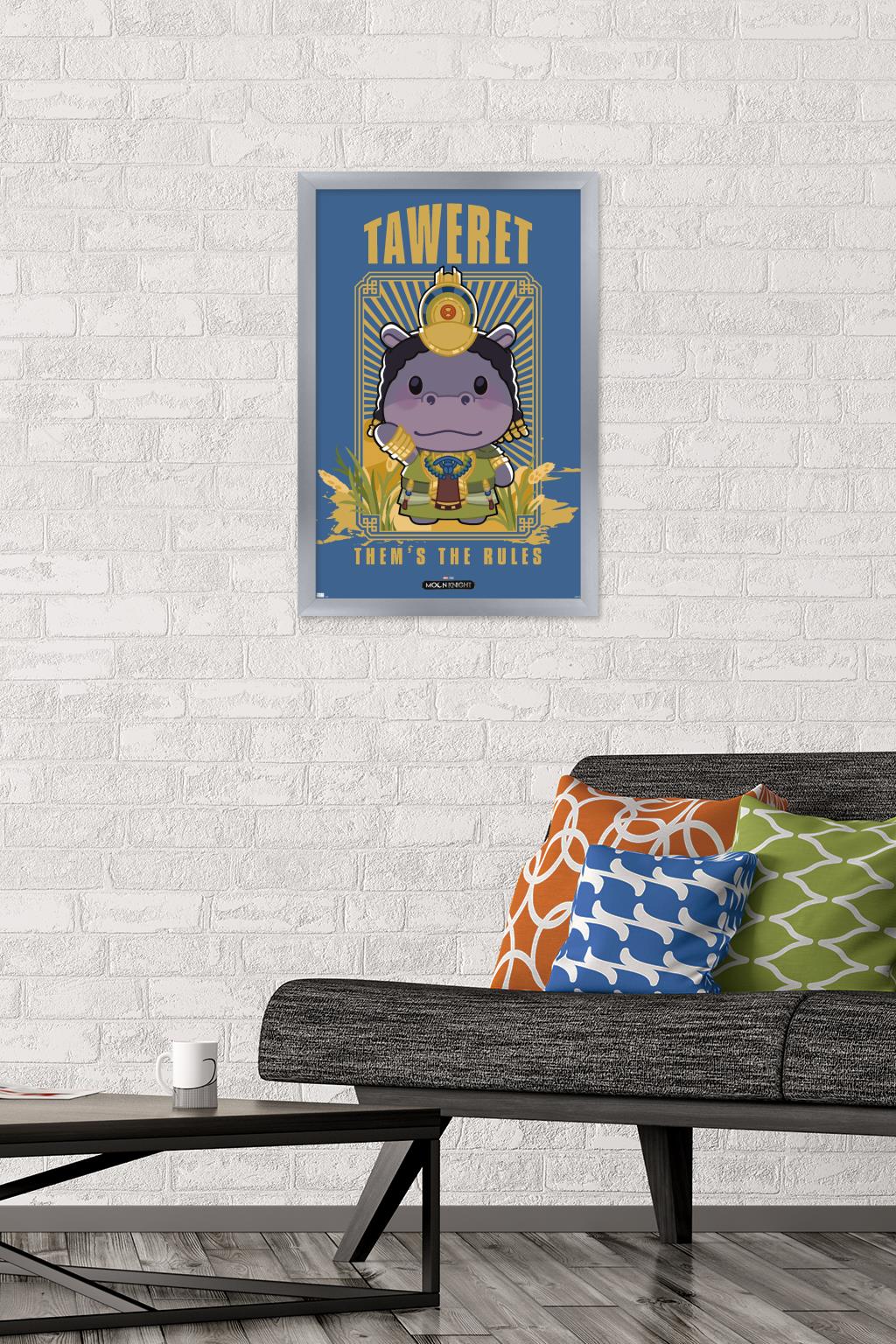 Marvel Moon Knight - Taweret Wall Poster, 14.725" x 22.375" Framed