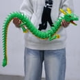 thumbnail image 4 of 47.5inch Large 3D Printed Dragon,Flexible Joint Animal lacertid Figurines, Home Office Decor,Fidget Toy for Adults Teens Boy Festival Gifts,Easter Basket Stuffers,Executive Desk Toy, 4 of 10