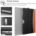 thumbnail image 4 of Portfolio Case for 12.3 Inch Microsoft Surface Pro 7 Plus, Surface Pro 7, Surface Pro 6, Pro 5, Pro 4, Pro 3, Business Cover with Pocket, 4 of 16