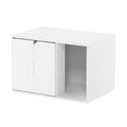 thumbnail image 3 of Furinno Peli Small Litter Box Enclosure, Solid White, 3 of 8