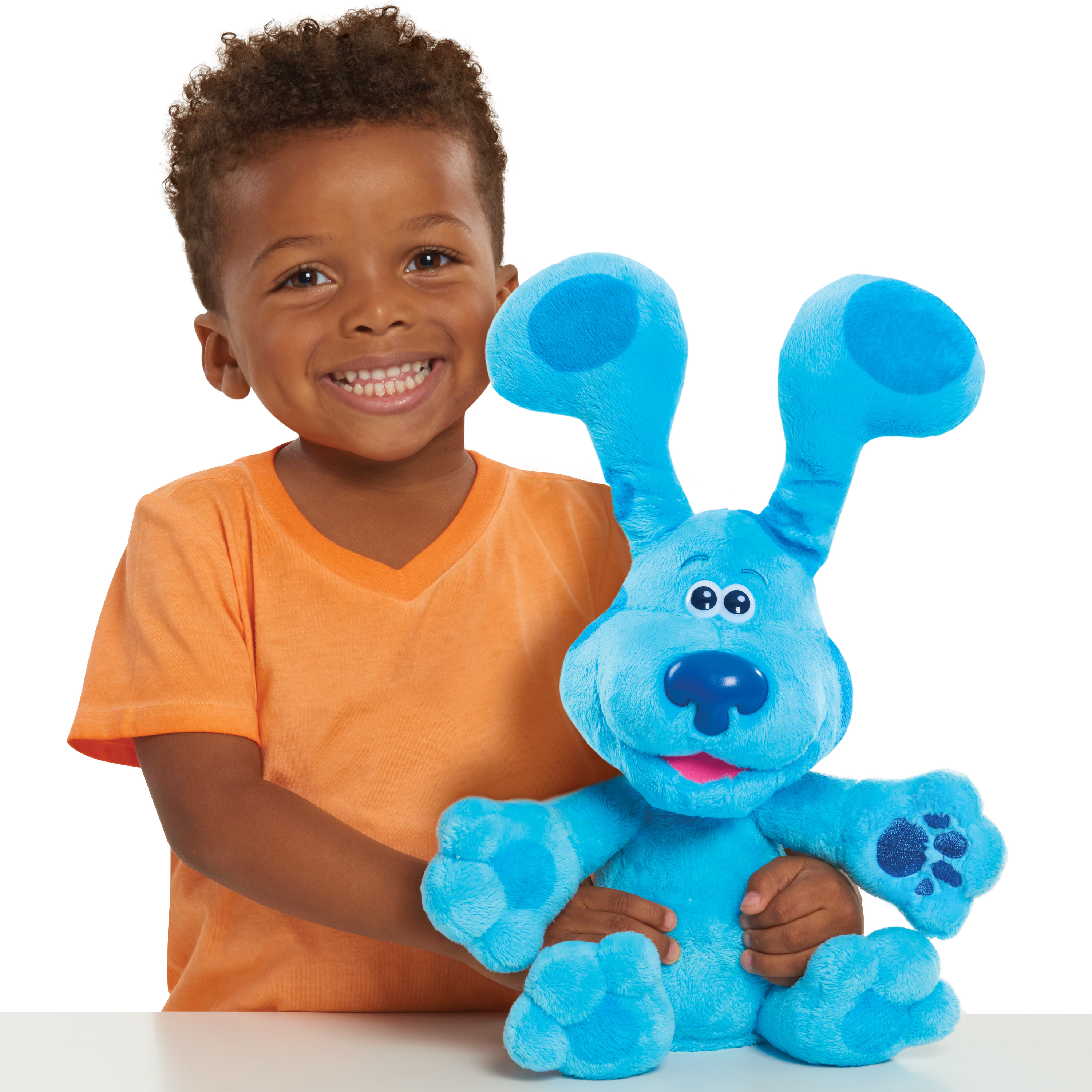 Blue’s Clues & You! Peek-A-Blue, Interactive Barking Peek-A-Boo Stuffed Animal, Dog,  Kids Toys for Ages 3 Up, Gifts and Presents - image 4 of 5