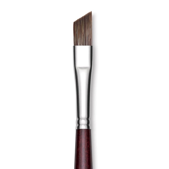 Da Vinci Grigio Synthetic Brush - Slant, Long Handle, Size 8