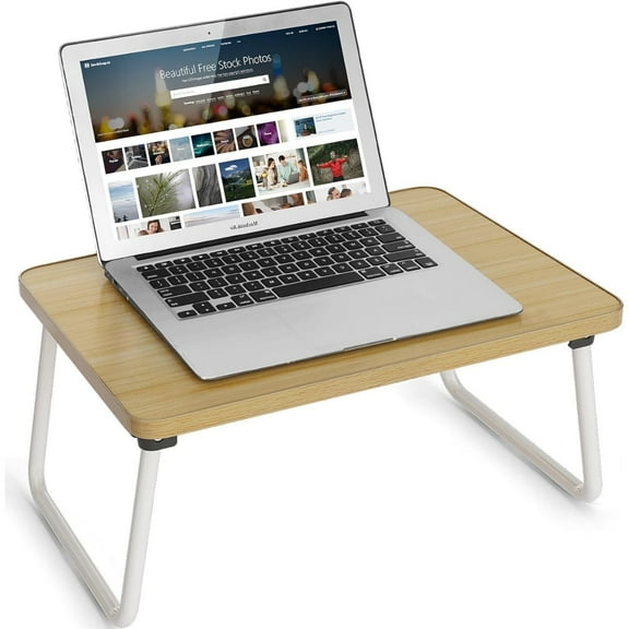 Lap Desks Laptop Tray for Bed or Couch, Breakfast Serving Tray with Folding Legs,Portable & Lightweight Mini Table, Laptop Stand for Working, Reading and Writing