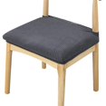 thumbnail image 1 of 4 Uds. Fundas para asientos de sillas, fundas de asiento de silla con funda extraíble Jacquard, funda elástica para asiento, Protector para silla de comedor, 1 of 5