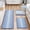 Blue, variant on Ileading Chenille Bathroom Rugs Sets 4 Piece, Super Absorbent Non Slip Washable Bath Mat and U-Shaped Contour Toilet Rug Set for Tub Shower Floor Carpet