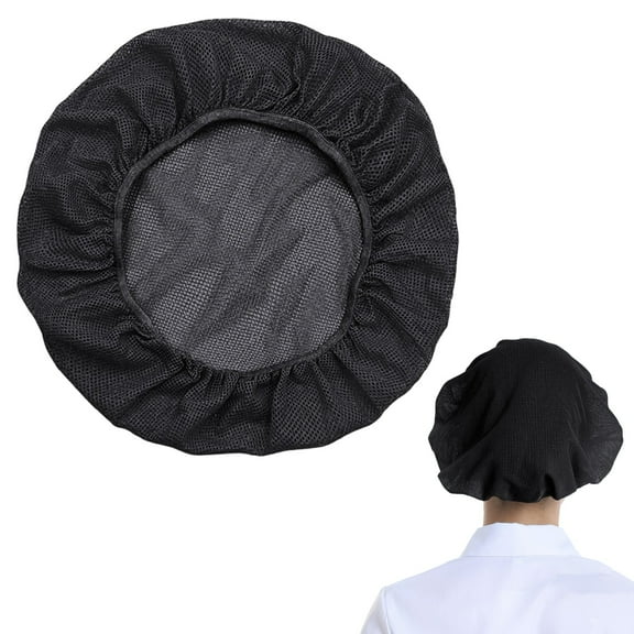 Adjustable Mesh Cooking Hat - Reusable Chef Cap, Breathable Kitchen Hairnet, Unisex Washable Beanie, Service Work Hat, Dust Prevention, Comfortable, Lightweight, Food Prep, Adults, Makeup Organizers