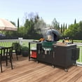 thumbnail image 2 of Grill Table, Metal Grill Cart Compatible with XL Big Green Egg,Big Joe,Primo XL, 2 of 8