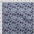 thumbnail image 4 of oneOone Cotton Cambric Dark Blue Fabric Tropical Leaf Dress Material Fabric Print Fabric By The Yard 56 Inch Wide, 4 of 4